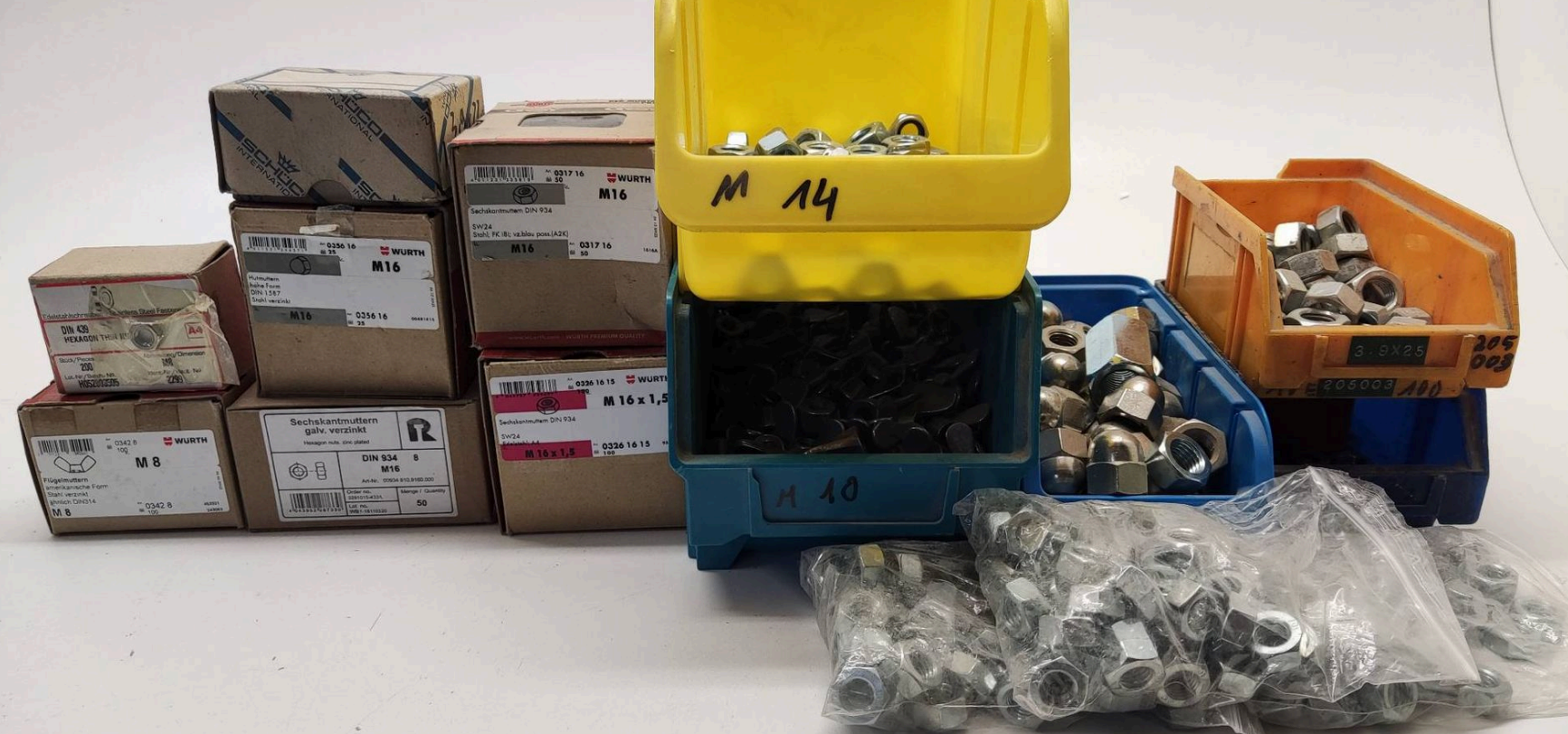 25,0 kg Muttern I TO115