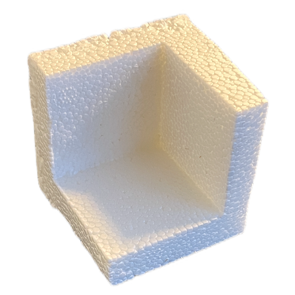 60/60/15 Verpackungsecken aus Styropor