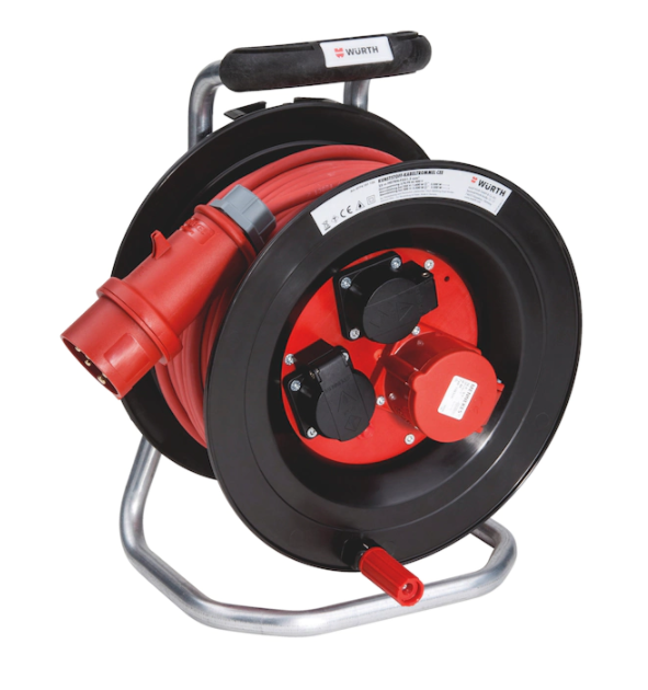 Kunststoff-Kabeltrommel CEE 400 V | 25 m