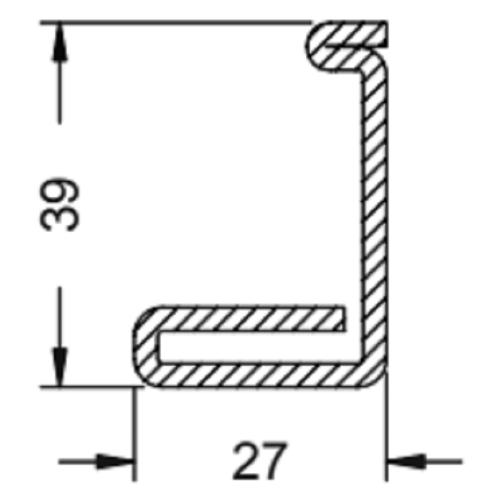 202727 Stahlrohr 27/39/2.5 vz. (VE 6m) I RG126