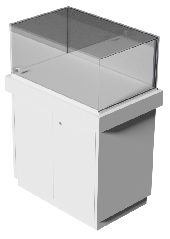 Vitrine "Endless 800" mit Glashaube