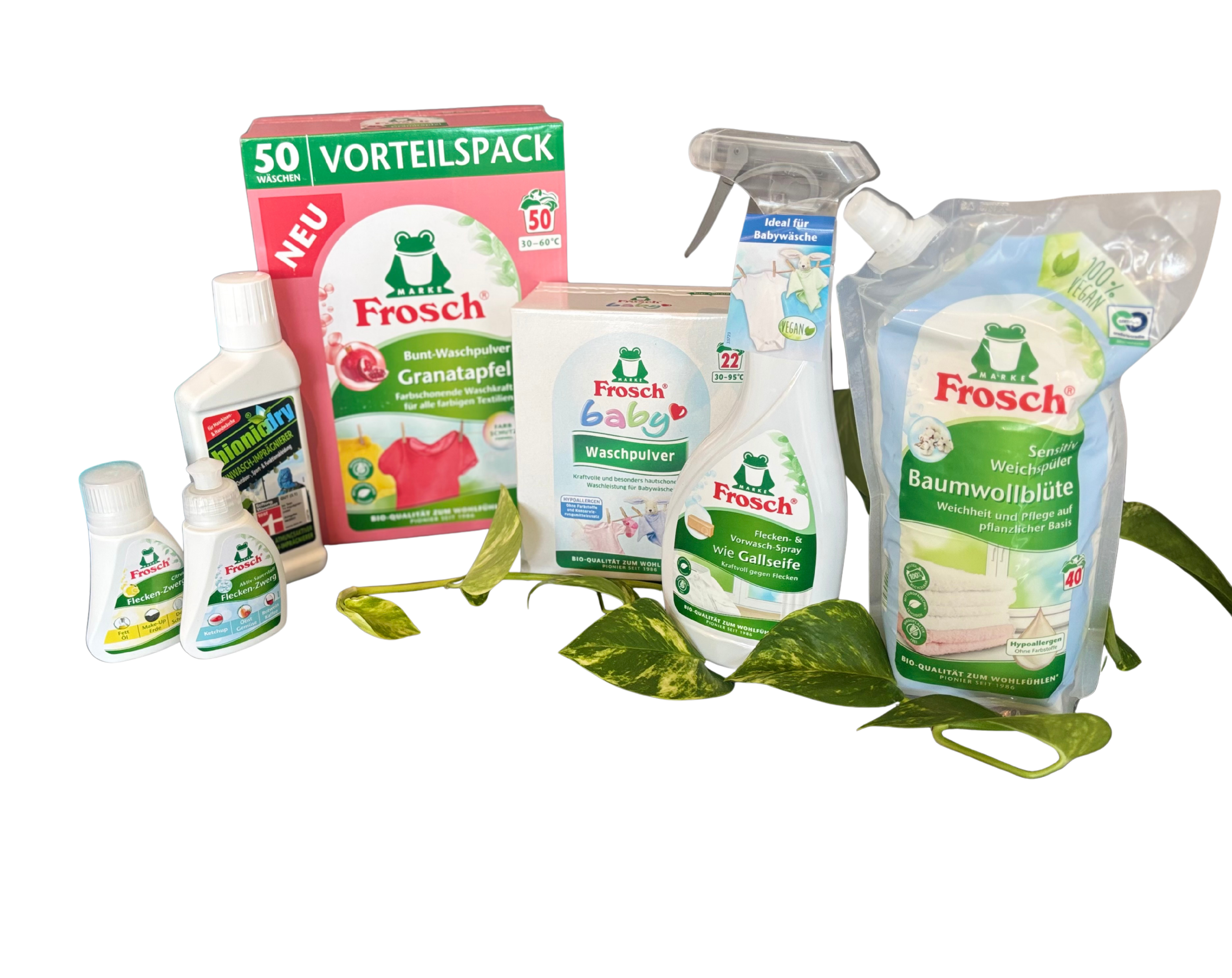 Frosch Wäschepower Bundle - vegan waschen & 20 % im Set sparen