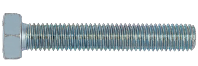 M16 x 110 Sechskantschraube mit Gewinde bis Kopf ISO 4017, Stahl 8.8, verzinkt Dickschicht passiviert (VZD)