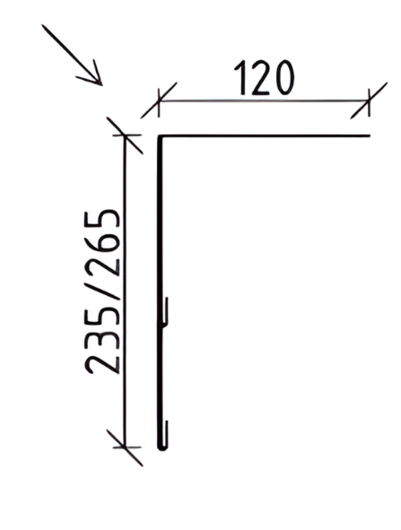 Set Dachabschluß Giebel