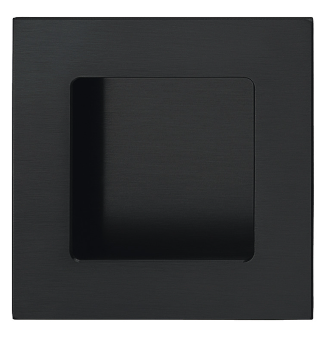 Muschelgriff "Matt"| 50x50 mm | Schraubenlose Befestigung