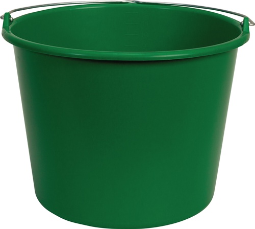 Baueimer GRIPLINE L 12l grün Ku.BERDAL