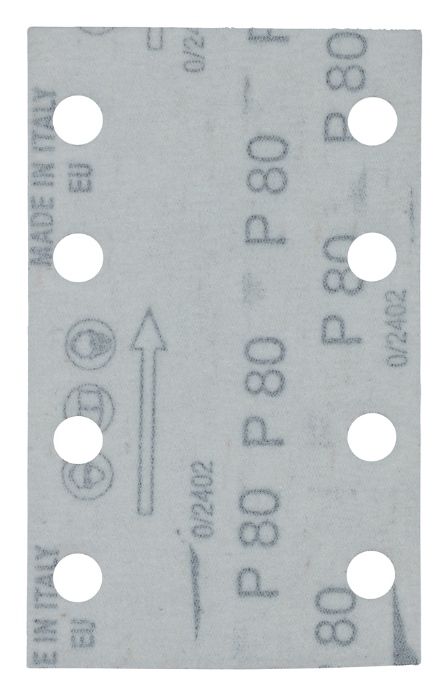 E-23519 Schleifpapier A80 80x130mm Klett