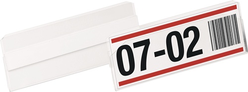 Etikettentasche B100xH38mm transp.selbst