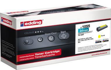 EDDING Toner edding kein Originalzubehör Kompatibel mit: Brother TN-326Y EDD-1055 ca. 3.500 Seiten gelb