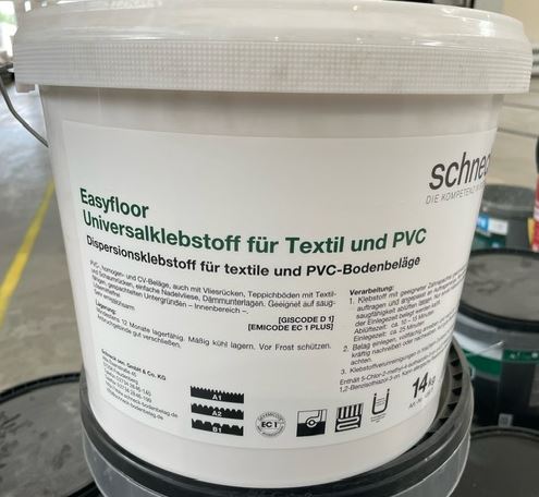 Easyfloor Universalklebstoff für Textil und PVC 14 kg je Eimer