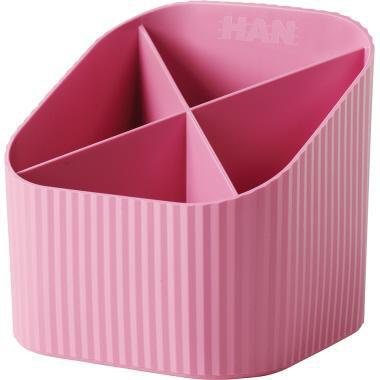 HAN Stifteköcher HAN Re-X-LOOP 11,1 x 10,5 x 11,1 cm (B x H x T) Polypropylen 100 % recycelt rosa