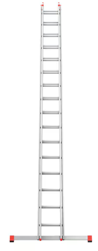 Alu-Schiebeleiter 2-teilig I 2x16 Stufen