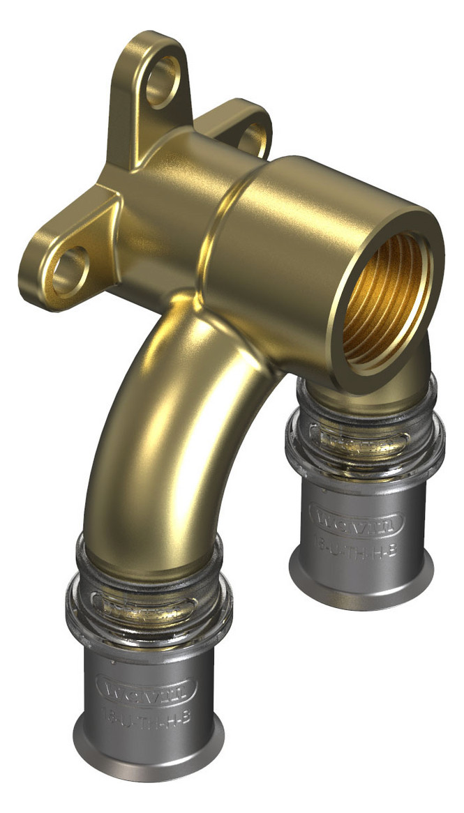 16mm x 1/2" x 16mm Comfort Press M5 Doppelwandscheibe