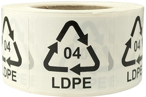 TRANSPAK Etiketten f.Italien Maße 35x35mm Haftfolie weiß selbstklebend