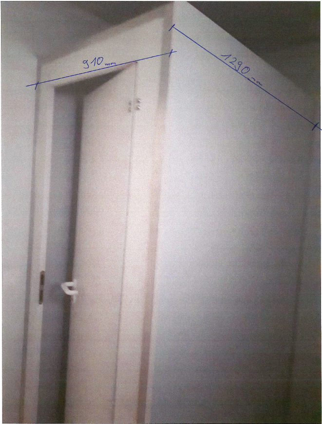 Ungrund-WC-Trennwand 1er Kabine