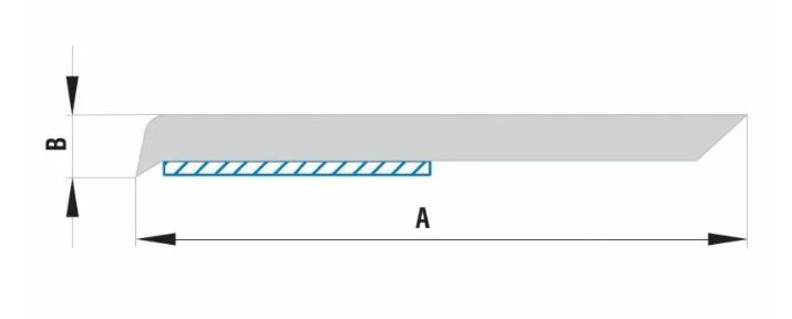 20 mm Flachleistenprofil auf Rolle (VE 1)