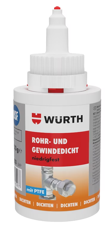 Rohr- und Gewindedicht "niedrigfest" PTFE von Würth