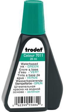 TRODAT Stempelfarbe trodat® Colour 7011 Handstempelkissen grün 28ml