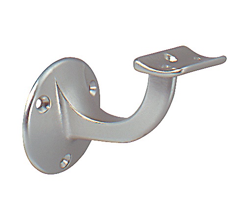 Handlaufträger Alu.silberf.elox.D.Wandpl