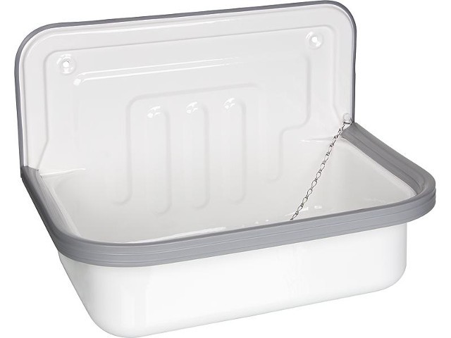 OUT# Stahlblech-Ausgussbecken 50,50x33x36cm