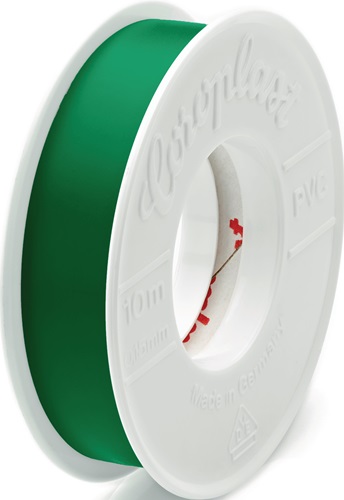 Elektroisolierband 302 grün L.10m B.15mm
