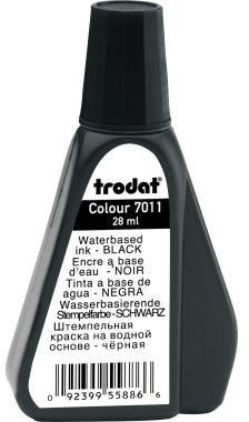 TRODAT Stempelfarbe trodat® Colour 7011 Handstempelkissen schwarz 28ml