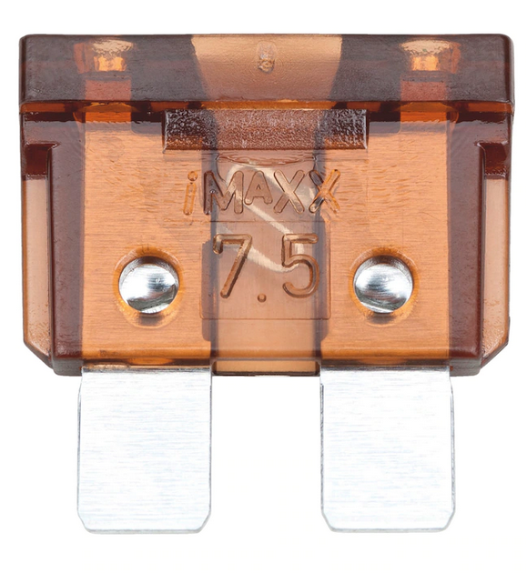 Flachstecksicherung ATO verzinnt 7,5 A I Ocker