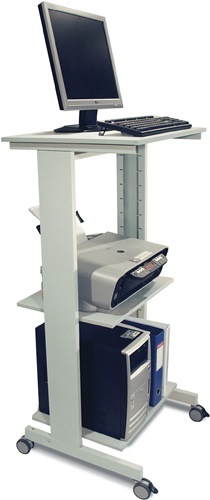 PC-Arbeitstisch H1180xB600xT500mm lichtg