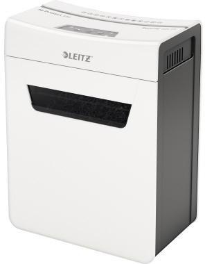 LEITZ Aktenvernichter Leitz IQ 4M Protect Premium P-5 Papier Heftklammern Büroklammern Partikelschnitt weiß