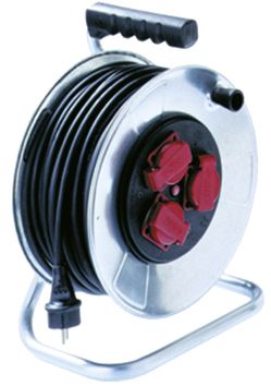 Kabeltrommel 40m Stahlblech IP44