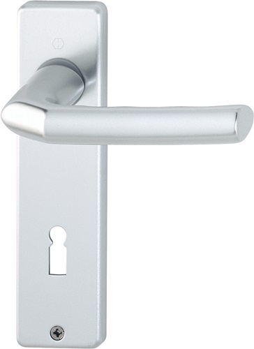 Kurzschildgarnitur Birm.1117/202KP Alu.F