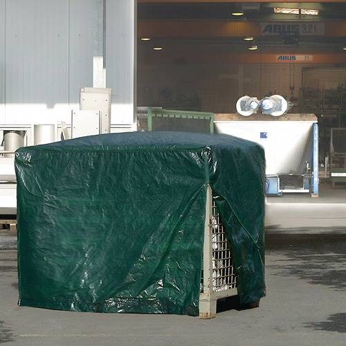 Gitterboxabdeckhaube B.850xL.1250mm grün