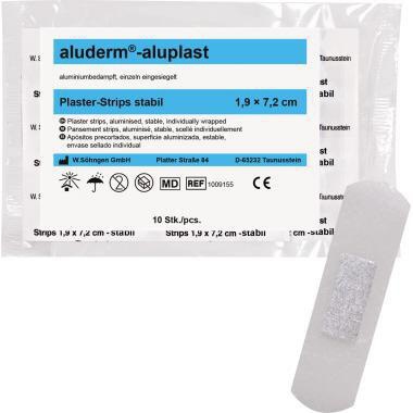 ALUDERM Wundpflaster aluderm® aluplast 1,9 x 7,2 cm (B x L) aluderm® aluplast 1,9 x 7,2 cm (B x L)