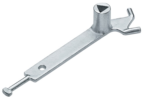 Dreikantschlüssel DIN 3223 m.Hak.Stahlgu