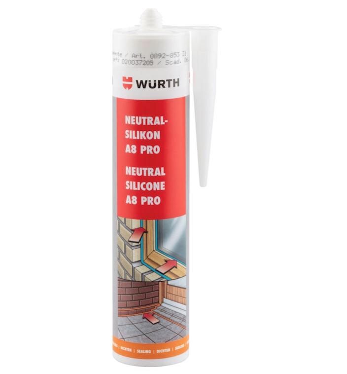 Würth Neutralsilikon A8 PRO | 310 ml |