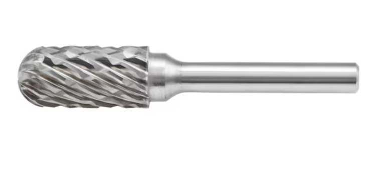 12x25 mm Hartmetall Frässtift Zahnung STEEL (Walzenrundform)