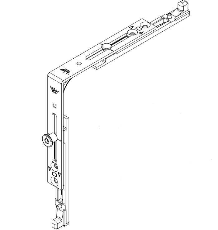 Eckumlenkung Stan.sw (VE=100) /RG149
