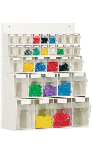 Klarsichtmagazin H684xB600xT185mm 18 x A