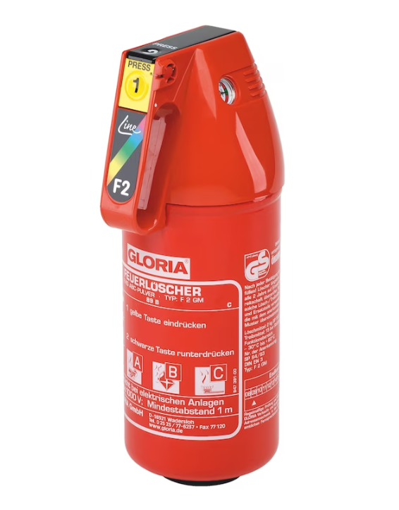 Feuerlöscher Typ P2GM 2 KG