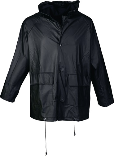 PU Regenschutzjacke Gr.L schwarz ASATEX
