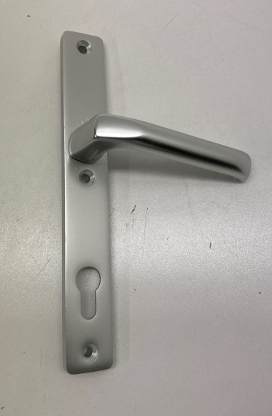 Drehgriff Hoppe Silber Langschildgarnitur I LL4112