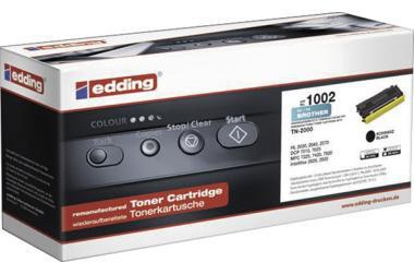 EDDING Toner edding kein Originalzubehör Kompatibel mit: Brother TN-2000 EDD-1002 ca. 2.500 Seiten schwarz