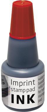 WITHOUT BRAND Stempelfarbe Stempelkissen Imprint rot Kunststoffflasche 24ml