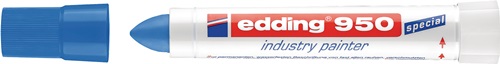 Industrie-Pastenmarker 950 blau Strich-B