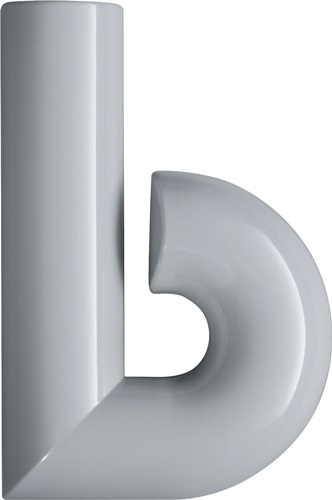 Hausnummer Buchstabe b Spezial-Polyamid