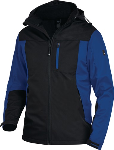 Softshelljacke JANNIK Gr.L royal/schwarz
