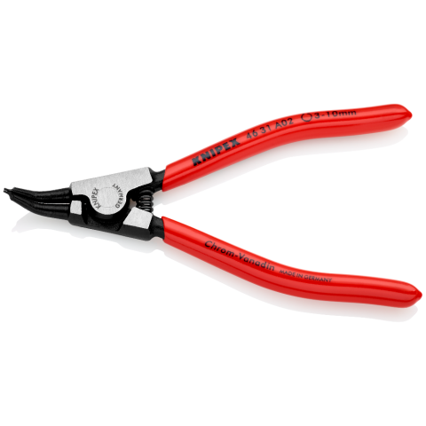 KNIPEX 130 mm Sicherungsringzange A12 D.10-25 mm Für Außenringe auf Wellen 45° gewinkelt