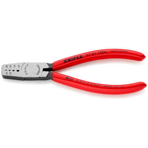 145 mm KNIPEX Crimpzange für Aderendhülsen