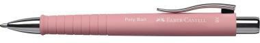 FABER-CASTELL Kugelschreiber Faber-Castell Poly Ball 0,6mm XB blau dokumentenecht Farbe des Schaftes: rose