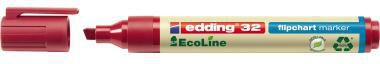 EDDING Flipchartmarker edding 32 EcoLine 1-5mm rot edding 32 EcoLine 1-5mm rot